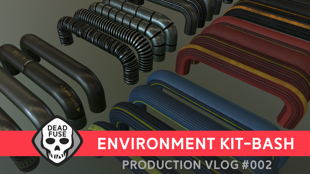 Horror Environment Kit-Bash Design | CG Production Vlog #002