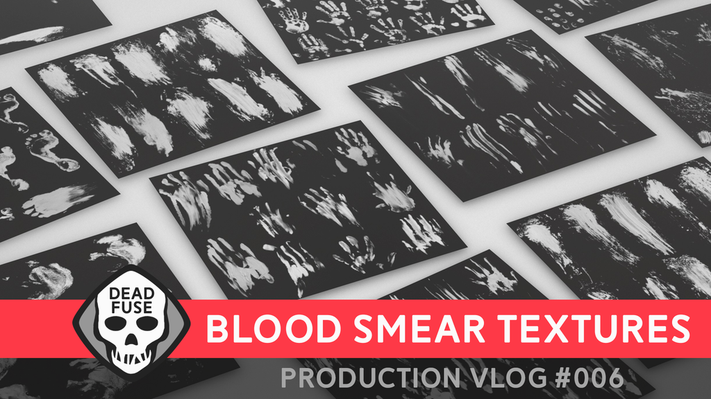 Scary Blood Smear Textures | CG Production Vlog #006