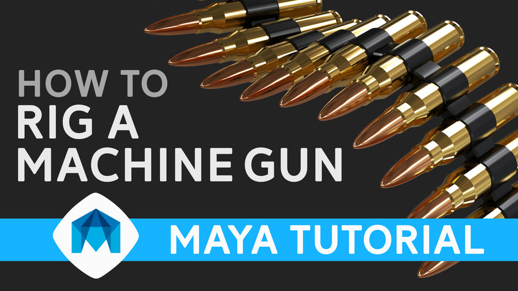 How to rig a machine gun in Maya