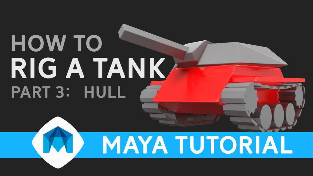 How to rig a tank in Maya part 3