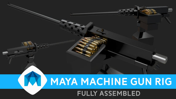 Maya Machine Gun Rig - simonpaulmills
